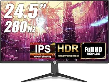 【中古】FFF モニター 24.5インチ ディスプレイ 280Hz リフレッシュ HDR ゲーミング 1ms Fast IPS 内蔵AC電源 sRGB99% 1920×1080 HDMI フリッカーフリー 【中古】FFF モニター 24.5インチ ディスプレイ 280Hz リフレッシュ HDR ゲーミング 1ms Fast IPS 内蔵AC電源 sRGB99% 1920×1080 HDMI フリッカーフリー