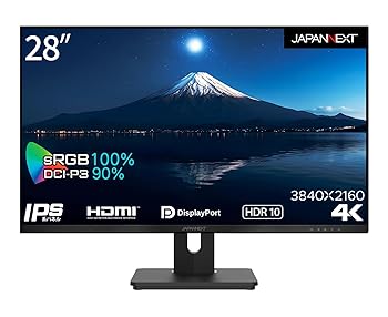 【中古】JAPANNEXT 28型 IPS 4K液晶モニター JN-IPS28FLUHDR-HSP HDMI DP 昇降式スタンド ピボット機能 sRGB100% DCI-P3 90% PBP/PIP対応 【中古】JAPANNEXT 28型 IPS 4K液晶モニター JN-IPS28FLUHDR-HSP HDMI DP 昇降式スタンド ピボット機能 sRGB100% DCI-P3 90% PBP/PIP対応