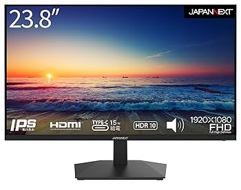 【中古】【未使用】JAPANNEXT 23.8インチ IPSパネル搭載 フルHD液晶モニター HDMI USB-C(15W給電) ブラック JN-IPS238FHDR-C 【中古】【未使用】JAPANNEXT 23.8インチ IPSパネル搭載 フルHD液晶モニター HDMI USB-C(15W給電) ブラック JN-IPS238FHDR-C