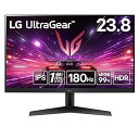【中古】【未使用】LG ゲーミングモニター UltraGear 24GS60F-B 23.8インチ/PCゲーム、家庭用ゲーム/フルHD(1920×1080) /...