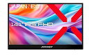 【中古】【未使用】JAPANNEXT 14.1インチ モバイルモニター IPS パネル フルHD 1920x1080解像度 (USB/Type C/MAC PC...