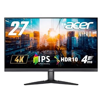 【中古】Acer 4K モニター KG2 27インチ IPS 非光沢 sRGB 99% HDR 10 HDMI 2.0 DisplayPort1.2 スピーカー内蔵 ヘッドホン端子 VESAマウント対応 KG272KL 【中古】Acer 4K モニター KG2 27インチ IPS 非光沢 sRGB 99% HDR 10 HDMI 2.0 DisplayPort1.2 スピーカー内蔵 ヘッドホン端子 VESAマウント対応 KG272KL