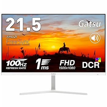 【中古】Gatsu モニター 21.5インチ 白 1ms 100Hz ゲーミングモニター ps5/ps4/swich/xboxなど対応 パソコン pcモニター 1920*1080 HVAパネル DCR ノング 【中古】Gatsu モニター 21.5インチ 白 1ms 100Hz ゲーミングモニター ps5/ps4/swich/xboxなど対応 パソコン pcモニター 1920*1080 HVAパネル DCR ノング