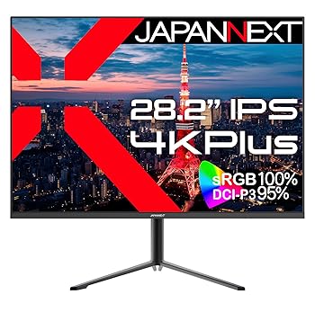 šJAPANNEXT 28.2 ˥ IPS ǥץ쥤 (HDMI/DisplayPort/ԡ¢/֥롼饤...