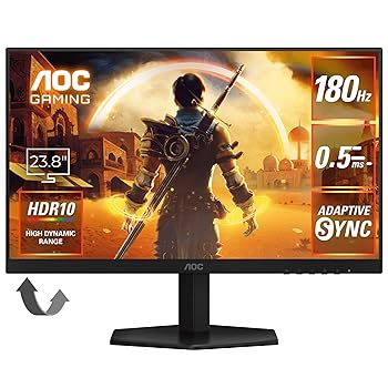 【中古】【未使用】AOC ゲーミングモニター 24G42E/11, 23.8インチ, フルHD/1920×1080@180Hz, 応答速度0.5ms(MPRT), Fast IPS, HDMI2.0 x 1/ DP1.4x1,ブルーライト 【中古】【未使用】AOC ゲーミングモニター 24G42E/11, 23.8インチ, フルHD/1920×1080@180Hz, 応答速度0.5ms(MPRT), Fast IPS, HDMI2.0 x 1/ DP1.4x1,ブルーライト