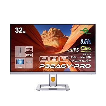 šTITAN ARMY Mini LED ̻ҥɥå HDR1000 32 ߥ󥰥˥ P32A6V-PRO FASTIPS 4K 160Hz 0.5ms HDMI2.1 PS5VRRб PIP/PBP KVMб