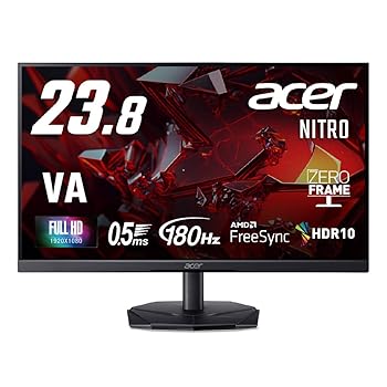 【中古】Acer ゲーミングモニター 23.8インチ VA フルHD 非光沢 180Hz 0.5ms NTSC 72% AMD FreeSync HDR10 HDMI 2.0 DisplayPort スピーカー・ヘッドフォ 【中古】Acer ゲーミングモニター 23.8インチ VA フルHD 非光沢 180Hz 0.5ms NTSC 72% AMD FreeSync HDR10 HDMI 2.0 DisplayPort スピーカー・ヘッドフォ