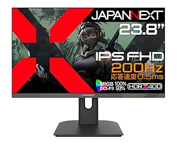 【中古】JAPANNEXT 23.8インチ IPSパネル搭載 200Hz対応 フルHD(1920x1080)解像度 ゲーミングモニター JN-IPS238G200F-Camo 本体カラーにカモフラージュ( 【中古】JAPANNEXT 23.8インチ IPSパネル搭載 200Hz対応 フルHD(1920x1080)解像度 ゲーミングモニター JN-IPS238G200F-Camo 本体カラーにカモフラージュ(