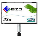 【中古】【未使用】EIZO FlexScan FLT (23.8型モニター/1920×1080/省電力/薄型軽量/USB Type-C対応/アーム付属/疲れ目軽減/ブラック/The warranty is valid only