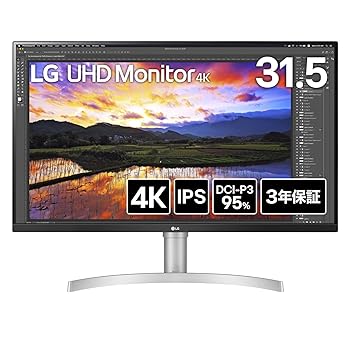 【中古】【未使用】LG モニター ディスプレイ 32UN650K-W 31.5インチ/4K(3840×2160)/IPS/DCI-P3 95%/HDR/アンチグレア/HDMI×2/DisplayPort/高さ調整/5W+5W スピー 【中古】【未使用】LG モニター ディスプレイ 32UN650K-W 31.5インチ/4K(3840×2160)/IPS/DCI-P3 95%/HDR/アンチグレア/HDMI×2/DisplayPort/高さ調整/5W+5W スピー