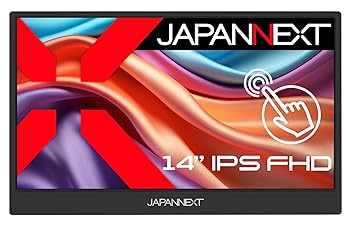 【中古】【ECサイト限定】JAPANNEXT 14インチ IPSパネル搭載 10点マルチタッチ対応 フルHD(1920x1080)解像度 モバイルモニター JN-MD-IPS14F-T miniHDMI