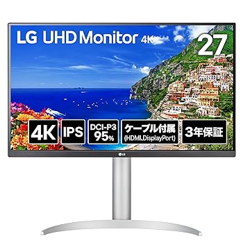 【中古】【未使用】27UP650K-W LG UHD Monitor 4K 27型 4Kモニター 【中古】【未使用】27UP650K-W LG UHD Monitor 4K 27型 4Kモニター