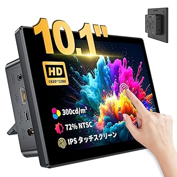 【中古】Mayfee! 10.1 インチ タッチ モニター、FHD 1920×1200 60hz リフレッシュ レート IPS ディスプレイ R PI4B/3B+/3B/2/1B+/Zero は Windows 10/8/ 【中古】Mayfee! 10.1 インチ タッチ モニター、FHD 1920×1200 60hz リフレッシュ レート IPS ディスプレイ R PI4B/3B+/3B/2/1B+/Zero は Windows 10/8/