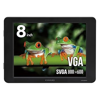 【中古】【未使用】センチュリー 8インチアナログRGBモニター plus one VGA LCD-8000V4_FP