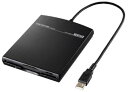 【中古】【未使用】I-O DATA USB-FDX1BK USB 2.0 FullSpeed対応 1倍速 FDドライブ(2)