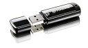 【中古】【未使用】Transcend USBメモリ 16GB USB 2.0 キャップ式 ブラック (無期限保証) TS16GJF350(2)