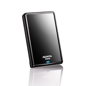 【中古】ADATA HV620 USB3.0 TV録画対応 2.5インチポータブルHDD 500GB ブラック AHV620-500GU3-CBK