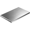 【中古】【未使用】I-O DATA HDD 外付ポータブルハードディスク「カクうす7」 500GB USB 3.0接続 薄さ7mm シルバー HDPU-UT500S(2)