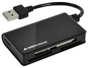 【中古】グリーンハウス SDXC対応USB2.0カードリーダ/ライタ ブラック GH-CRM1A-BK