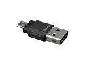 【中古】BUFFALO スマートフォン/タブレット/PC用 microSD専用カードリーダー/ライター ブラック BSCRUM04BK