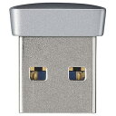 【中古】【未使用】BUFFALO USB3.0対応 マイクロUSBメモリー 64GB シルバー RUF3-PS64G-SV