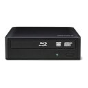 【中古】【未使用】BUFFALO 16倍速書き込み BDXL対応 USB3.0用 外付ブルーレイドライブ BRXL-16U3V