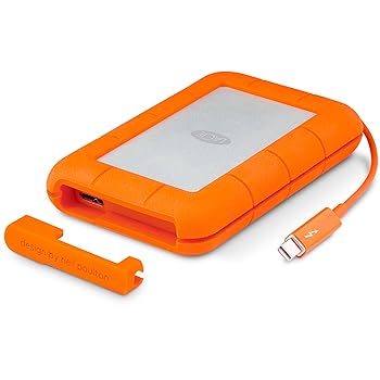 【中古】LaCie HDD ポータブルハードディスク 1TB USB3.0 Rugged Thunderbolt STEV1000400