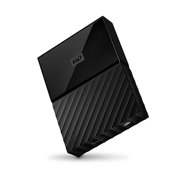 【中古】【未使用】WD HDD ポータブル ハードディスク 4TB USB3.0 ブラック 暗号化 パスワード保護 3年保証 My Passport WDBYFT0040BBK-WESN