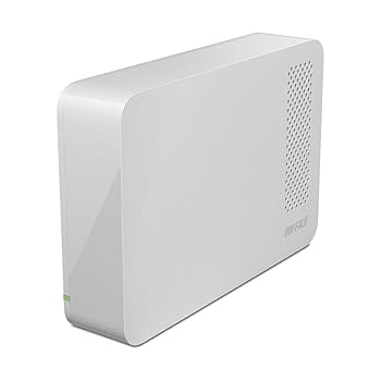 【中古】BUFFALO USB3.1(Gen1)/3.0/2.0対応 PC/家電対応 外付けHDD 2TB ホワイト HD-LC2.0U3-WHF