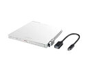 【中古】BUFFALO BDXL対応 USB3.0用ポータブルブルーレイドライブ スリムタイプ ホワイト BRXL-PT6U3-WHD