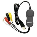 【中古】USB ビデオキャプチャー ビデオ/VHS 8mm DVD ダビング デジタル化 USB接続 PC/DVD等にデジタル保存 Windows・macOS両対応 video capture