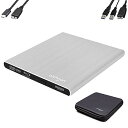 【中古】【未使用】Archgon USB 3.1外付けCD/DVD/Blu-ray/UHDドライブUltra HD 4K コンテンツUHD BD 再生対応 ブルーレイ ドライブ アルミ製筐体 ポータブル 保護ケ