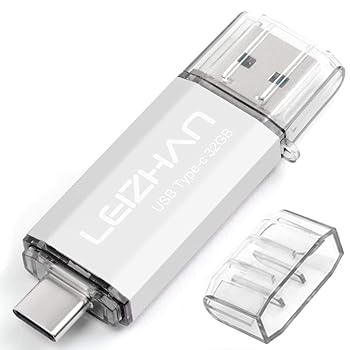 【中古】【未使用】32GB USB メモリ TYPE-C フラッシュドライブ メモリー USB 3.0対応 LEIZHAN 高速転送OTG、スマホ・PC用、容量不足解消、マイクロペンドライブ、