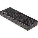 【中古】StarTech.com NVMe M.2 SSDケース PCIe接続タイプ限定 ASMedia社開発USB 3.1 Gen 2 - PCIe NVMe SSDコントローラ使用 M2E1BMU31C