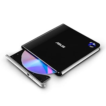 【中古】ASUS ブルーレイドライブ Blu-ray 外付け ポータブル バスパワー USB3.1 Win&Mac ウルトラスリム Type-C M-DISC 書込ソフト付属 SBW-06D5H-U