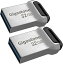 【中古】【GIGASTONE】USBメモリ 32GB 2個セット Z90 USB 3.2 Gen 1 PC Mac 車載 コピー機用 メモリス..