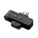 【中古】【未使用】エレコム ICカードリーダー MR-ICD102BK 接触式 Windows mac対応 【マイナンバーカード/e-Tax 確定申告/eLTAX対応】コンパクト 直挿しタイプ ブ