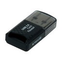 【中古】ナカバヤシ Digio2 カードリーダー ライター USB2.0 microSD ブラック Z8909(2)