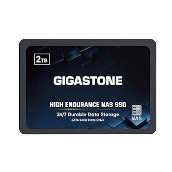 【中古】【NAS SSD 御勧め】GIGASTONE SSD 2TB NAS SSD TLC 3D NAND 高い耐久性 24時間365日常時稼働 データセンター RAID ネットワーク接続ストレージキ