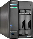 【中古】ASUSTOR ASUS子会社 NAS キット 2ベイ AS6702T Lockerstor 2 Gen 2 4xM.2 NvMe SSDスロット Intel Celeron N5105 クアッドコア 2x2.5GbE高速ポー