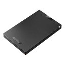 【中古】【未使用】バッファロー SSD-PGC2.0U3-BC (ブラック) USB 3.2 (Gen 1) 対応 ポータブルSSD 2TB(2)