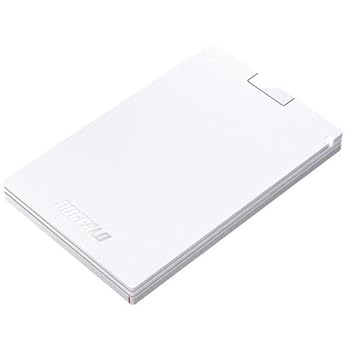【中古】バッファロー SSD-PG2.0U3-WC (ホワイト) USB 3.2 (Gen 1) 対応 ポータブルSSD 2TB