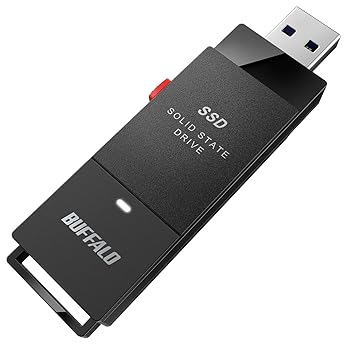 š̤ۡѡۥХåե ( BUFFALO ) USB3.2(Gen1) ݡ֥SSD 500GB ƥå SSD-PUT...