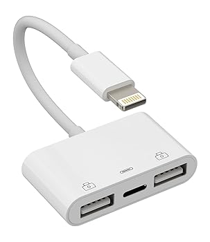 【中古】【未使用】Lightning USB変換アダプタ(3 in 1)デュアルUSB3.0 OTGアダプター 同時きゅうそく充電ライトニング変換器アップルiPhoneカメラバックアップ二 【中古】【未使用】Lightning USB変換アダプタ(3 in 1)デュアルUSB3.0 OTGアダプター 同時きゅうそく充電ライトニング変換器アップルiPhoneカメラバックアップ二