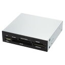 【中古】【未使用】アイネックス(AINEX) USB2.0 内蔵カードリーダー PF-CR01A