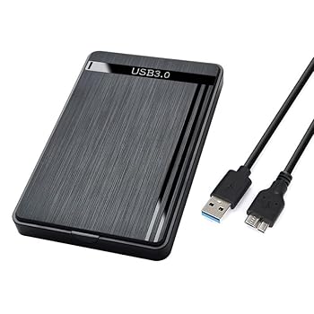 【中古】USB3.0 外付けハードディスク 容量:500GB/640GB/750GB/1TB / 2.5インチ HDD/データ保存/テレビ録画/薄型、静音/ポータブル/電源不要/ (500GB)