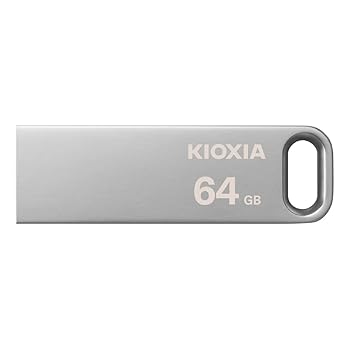 【中古】KIOXIA(キオクシア) 旧東芝メモリ USBフラッシュメモリ 64GB USB3.2 Gen1 最大読出速度100MB/s 国内サポート正規品 KLU366A064G