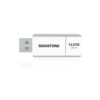 【中古】【GIGASTONE】USBメモリ 512GB Z60 USB 3.2 Gen 1 フラッシュドライブ 120/60 MB/s超高速ペンドライブ キャップレス伸縮式デザイン USB 2.0 / US