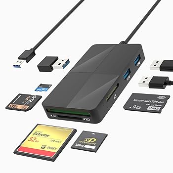 【中古】【未使用】USB3.0 SDカードリーダー USB3.0 カードリーダー USBハブ 8-in-1 USB3.0ポート×3+SD/TF/Micro SD/CF/XD/MSカードリーダーアダプター 同時読み書 【中古】【未使用】USB3.0 SDカードリーダー USB3.0 カードリーダー USBハブ 8-in-1 USB3.0ポート×3+SD/TF/Micro SD/CF/XD/MSカードリーダーアダプター 同時読み書