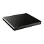 【中古】Buffalo DVSM-PLV8U2-BKB(ブラック) USB2.0対応 ポータブルDVD 書込ソフト添付
